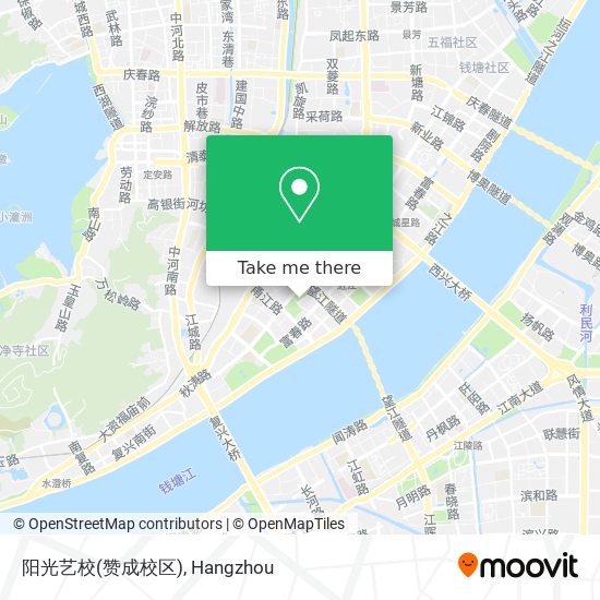 阳光艺校(赞成校区) map