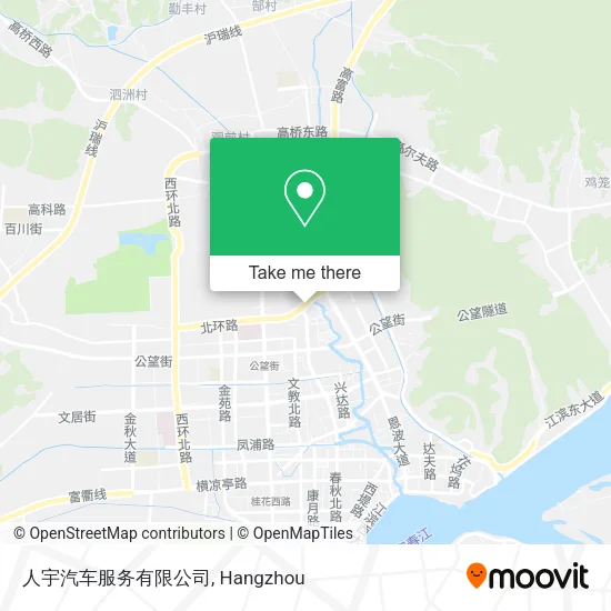 人宇汽车服务有限公司 map