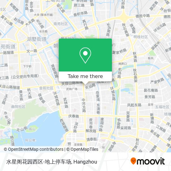 水星阁花园西区-地上停车场 map