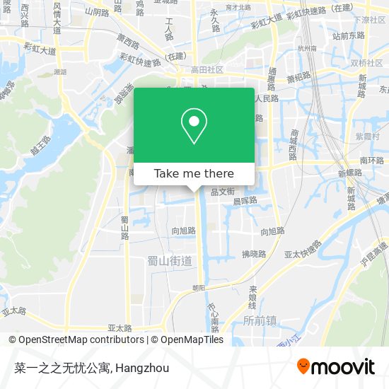 菜一之之无忧公寓 map