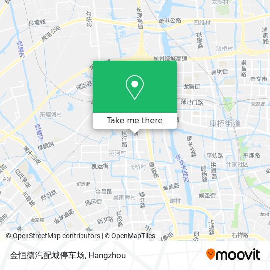 金恒德汽配城停车场 map