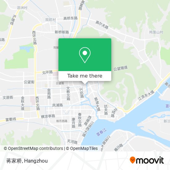 蒋家桥 map