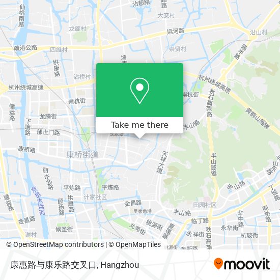 康惠路与康乐路交叉口 map