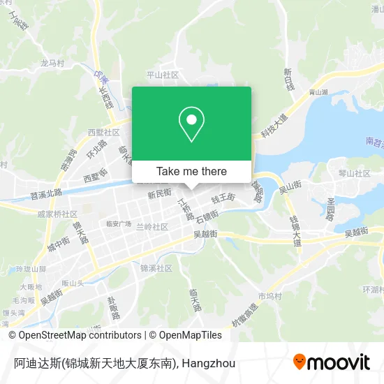 阿迪达斯(锦城新天地大厦东南) map