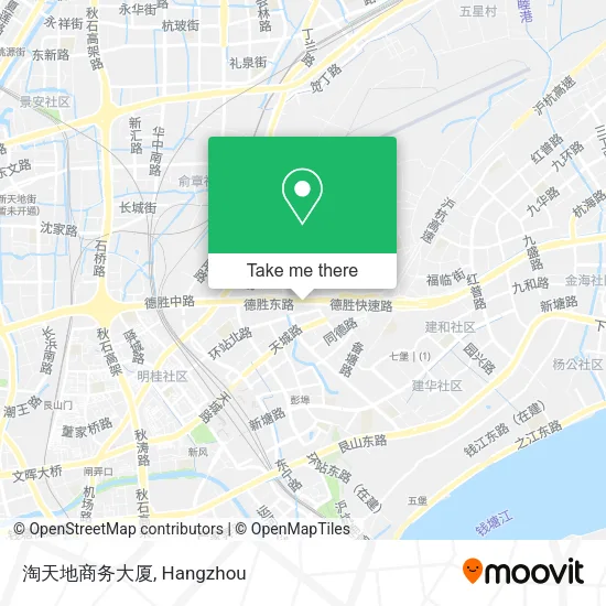 淘天地商务大厦 map