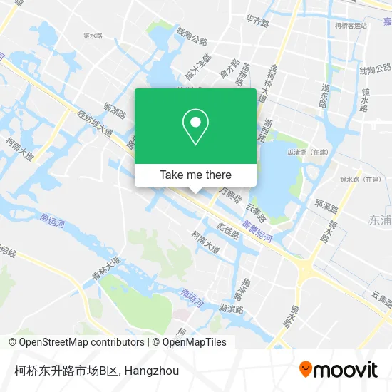 柯桥东升路市场B区 map