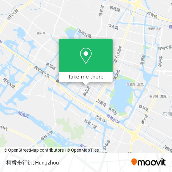 柯桥步行街 map