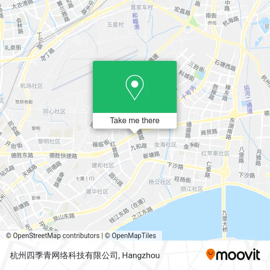 杭州四季青网络科技有限公司 map
