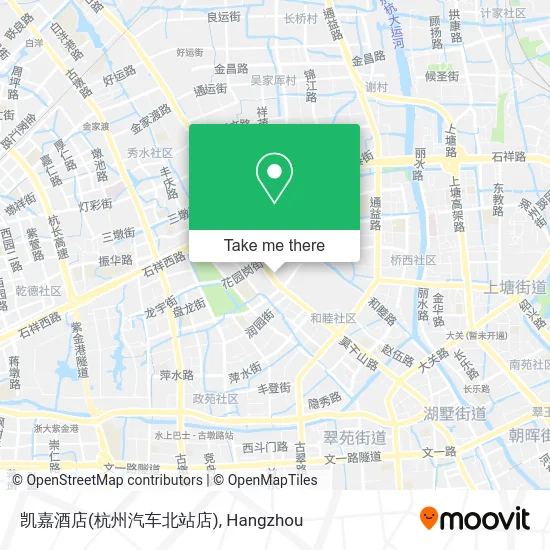 凯嘉酒店(杭州汽车北站店) map