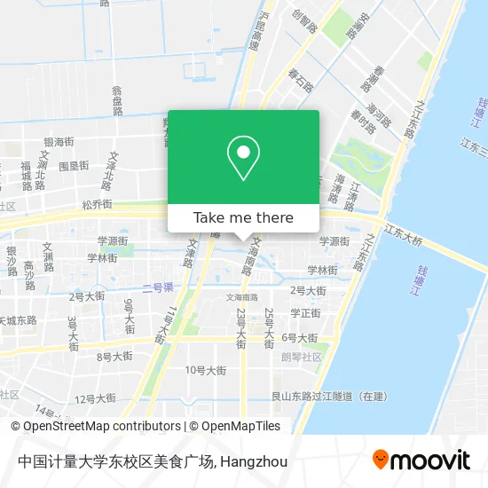 中国计量大学东校区美食广场 map