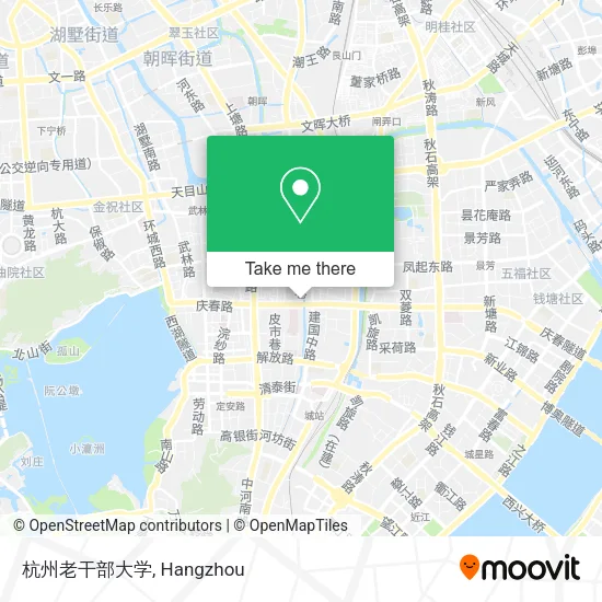 杭州老干部大学 map