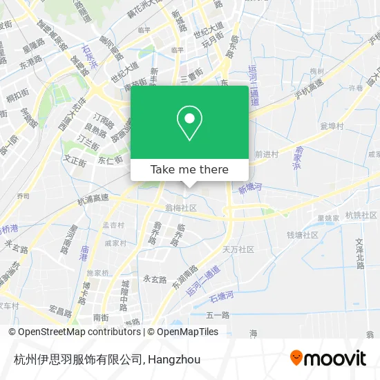 杭州伊思羽服饰有限公司 map