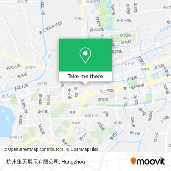 杭州集天展示有限公司 map