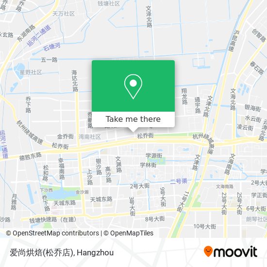 爱尚烘焙(松乔店) map
