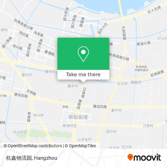 杭鑫物流园 map