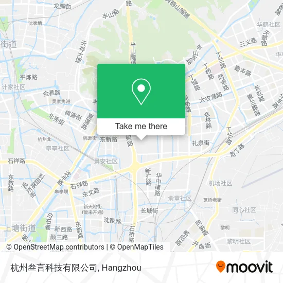 杭州叁言科技有限公司 map