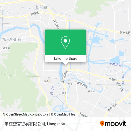 浙江楚言贸易有限公司 map