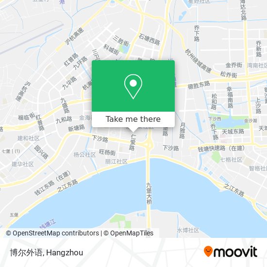 博尔外语 map