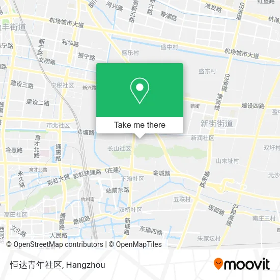 恒达青年社区 map