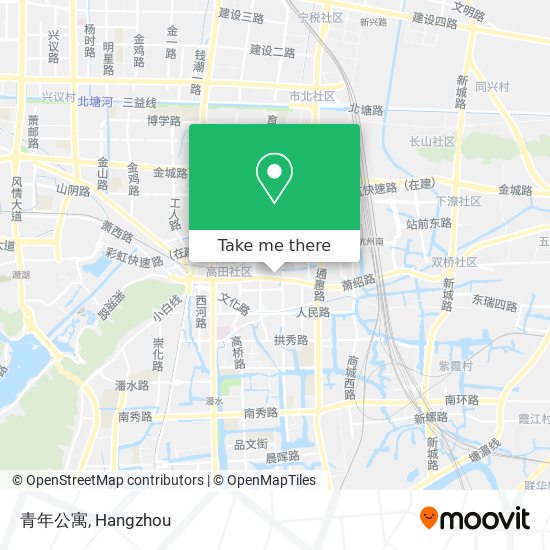 青年公寓 map