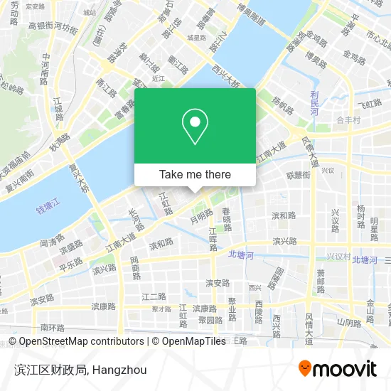 滨江区财政局 map