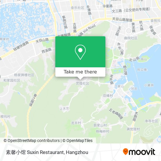 素馨小馆 Suxin Restaurant map