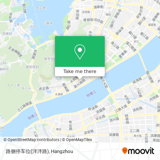 路侧停车位(洋泮路) map