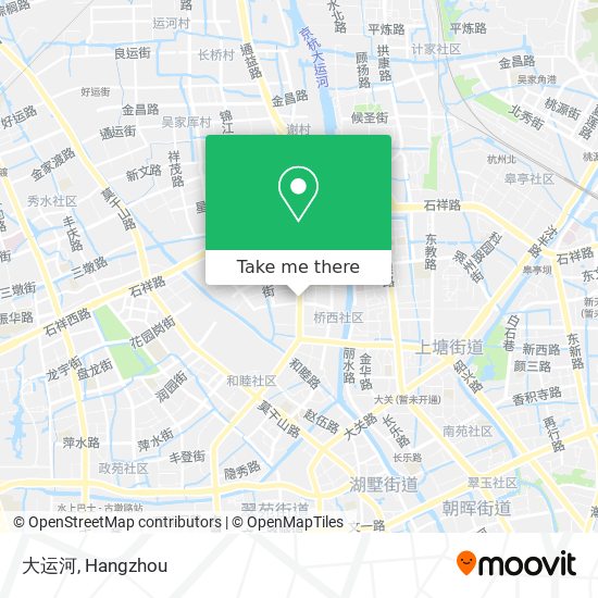 大运河 map