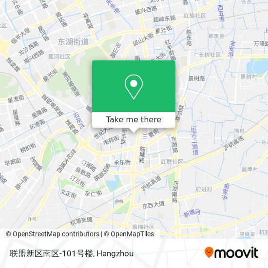联盟新区南区-101号楼 map