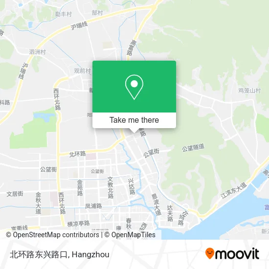 北环路东兴路口 map