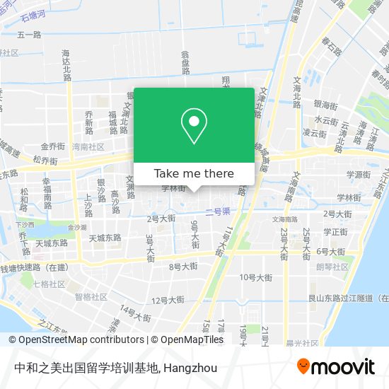 中和之美出国留学培训基地 map