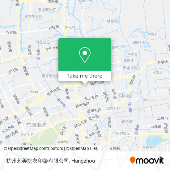 杭州艺美制衣印染有限公司 map