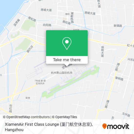 XiamenAir First Class Lounge (厦门航空休息室) map