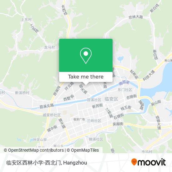 临安区西林小学-西北门 map