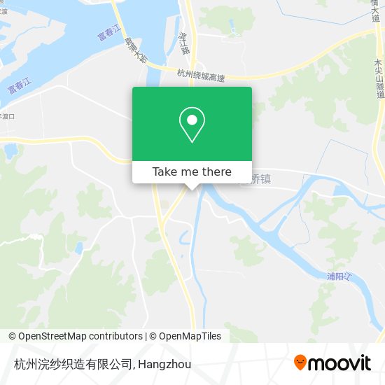 杭州浣纱织造有限公司 map