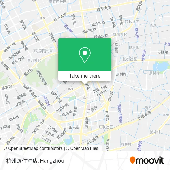 杭州逸住酒店 map