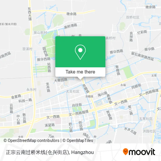 正宗云南过桥米线(仓兴街店) map