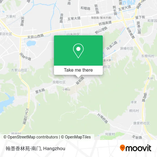 翰墨香林苑-南门 map