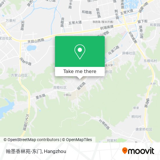 翰墨香林苑-东门 map
