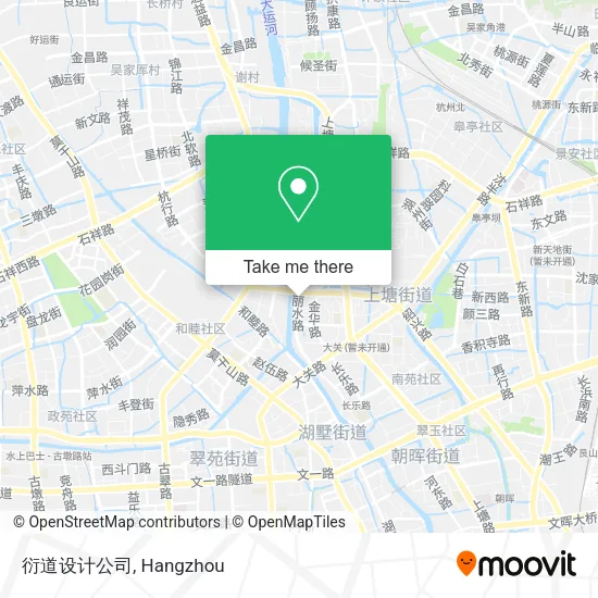衍道设计公司 map