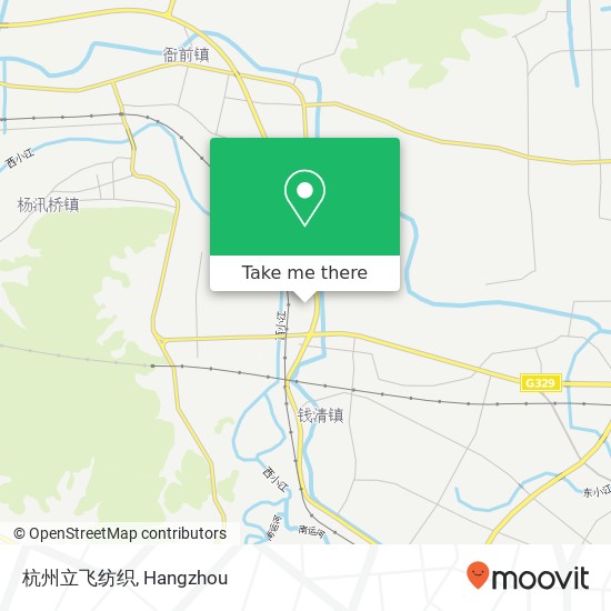 杭州立飞纺织 map