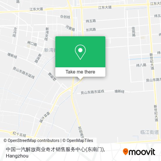 中国一汽解放商业奇才销售服务中心(东南门) map