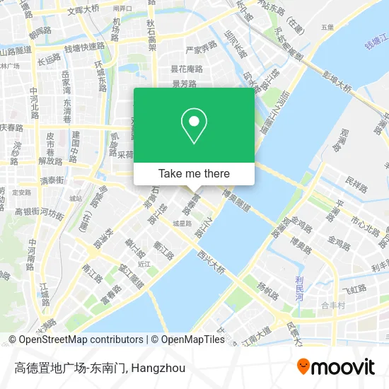 高德置地广场-东南门 map