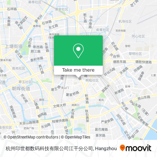 杭州印世都数码科技有限公司江干分公司 map