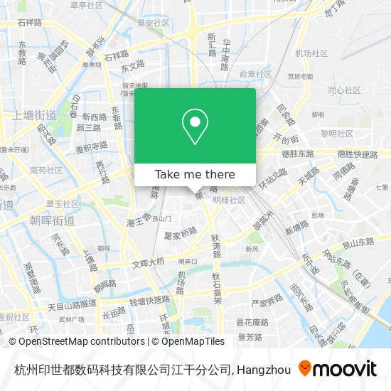 杭州印世都数码科技有限公司江干分公司 map
