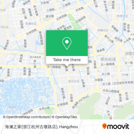 海澜之家(浙江杭州古墩路店) map