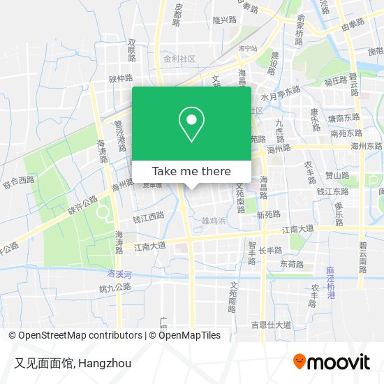 又见面面馆 map