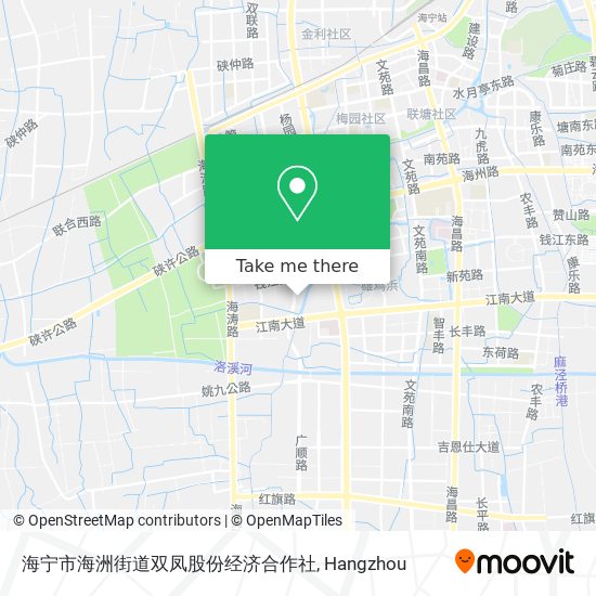 海宁市海洲街道双凤股份经济合作社 map