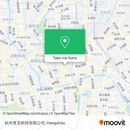 杭州昱见科技有限公司 map