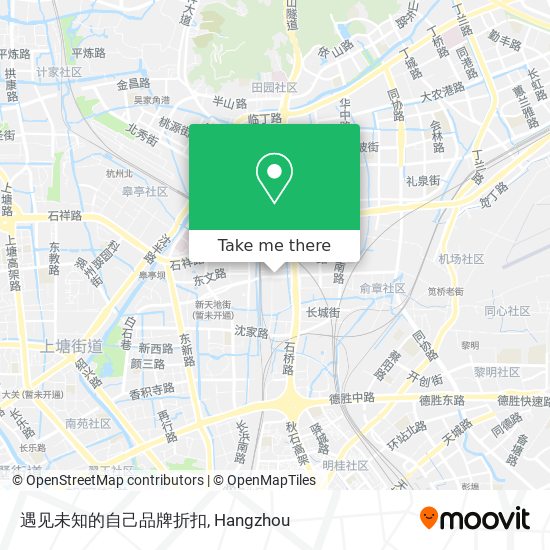遇见未知的自己品牌折扣 map